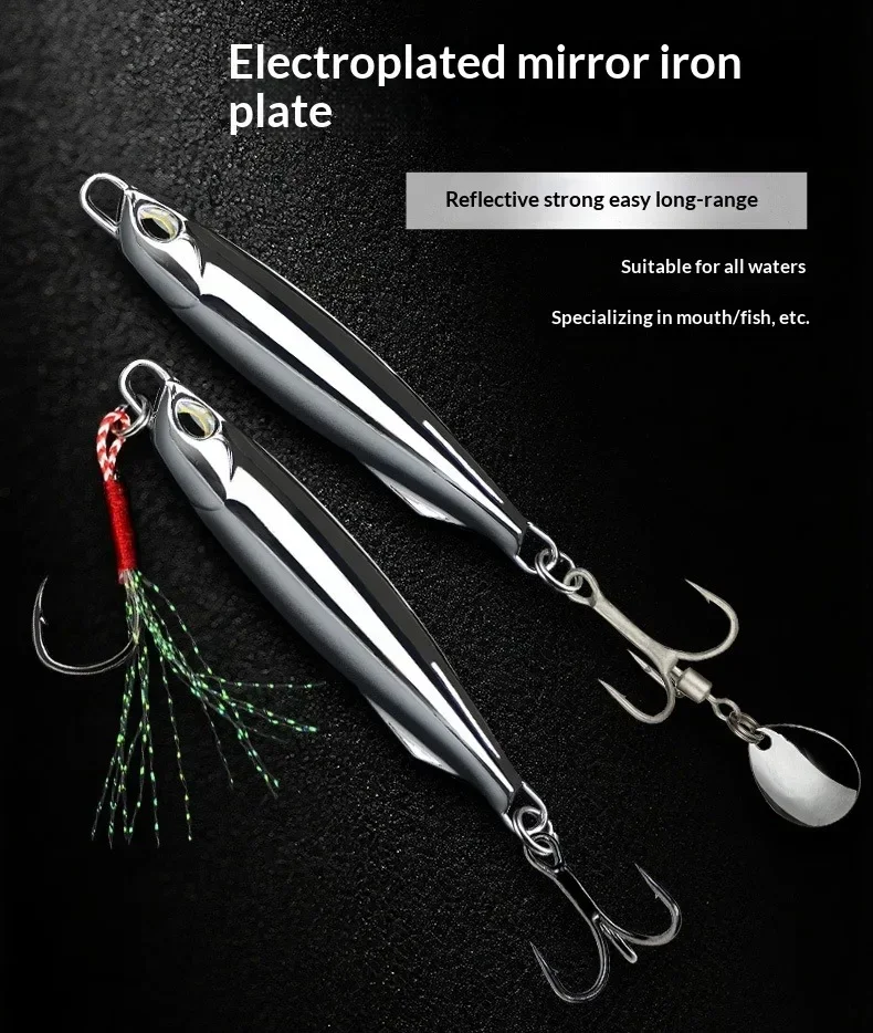 10Pcs Metal Casting Jig Spoon  - Fishing Lure Spoon ulasan dan harga